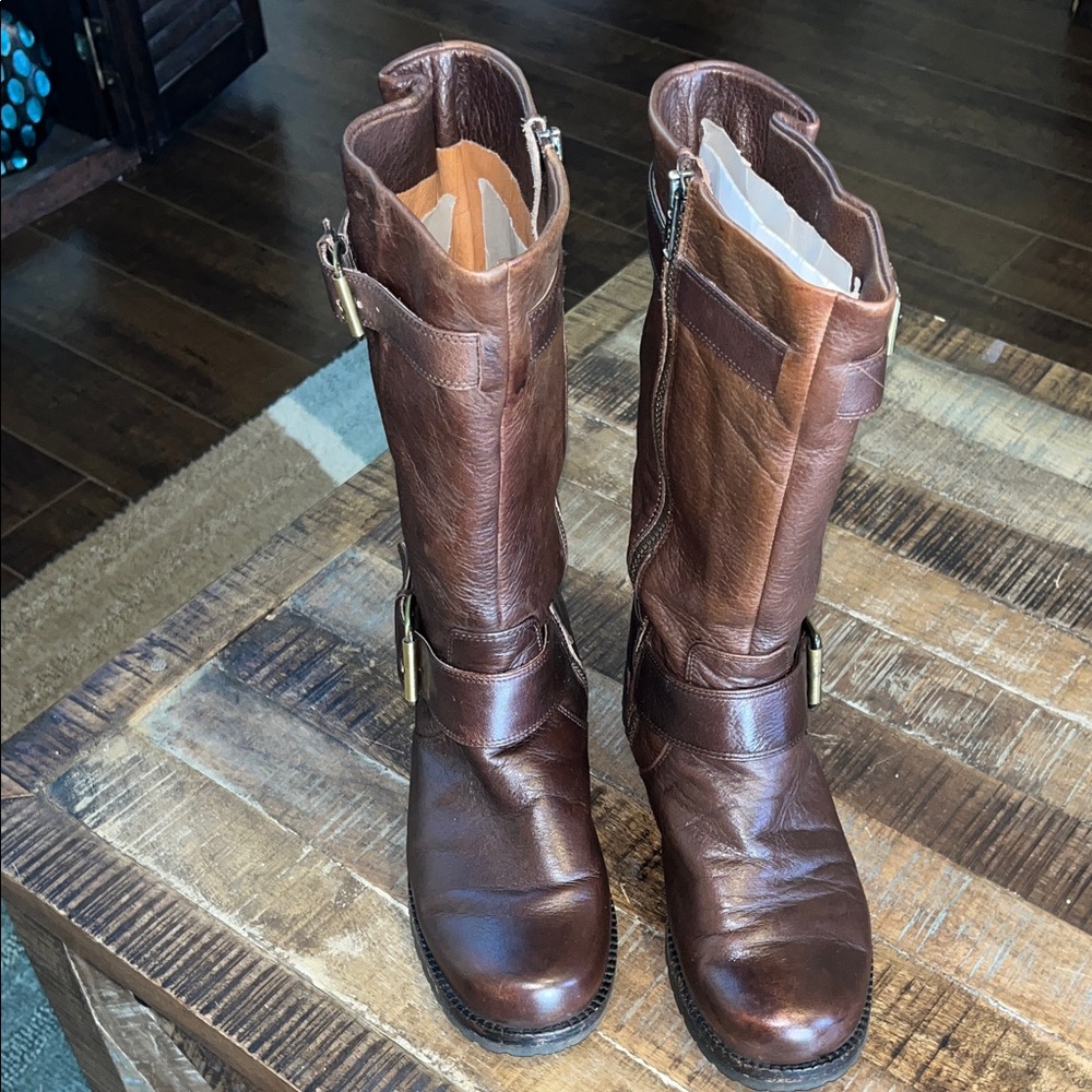Gentle Souls by Kenneth Cole Women's Brown Leather Boots